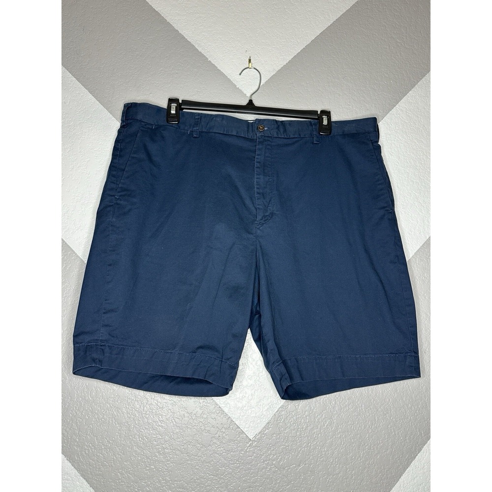 Polo Ralph Lauren Mens Blue Navy 9" Stretch Classic Fit Chino Short Size 42